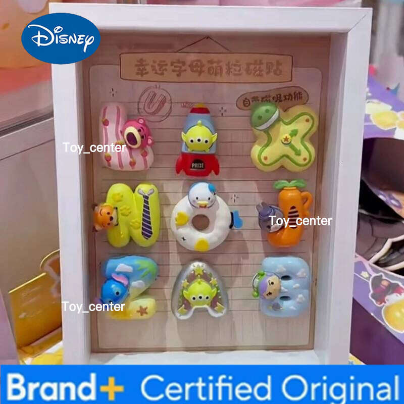 Disney Tsumtsum Letter Cute Mini Box Trendy Toy Blind Bag Magnetic Fridge Sticker Ornament Collectible Gift H260123