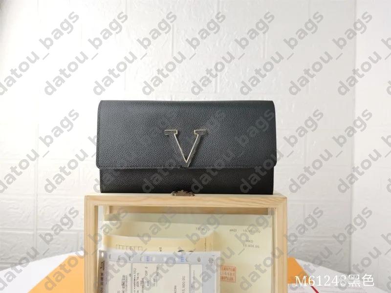 High Quality Long Wallet Women Capucines Wallet Luxurys Designer Purse Ladies Wallet Coin Purse With Original Box