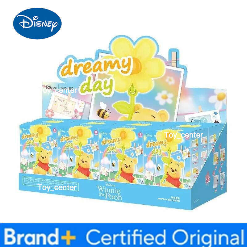 Disney MINISO Winnie the Pooh Polaroid Series Figurine Blind Box Photo Frame Decoration Ornament H260123