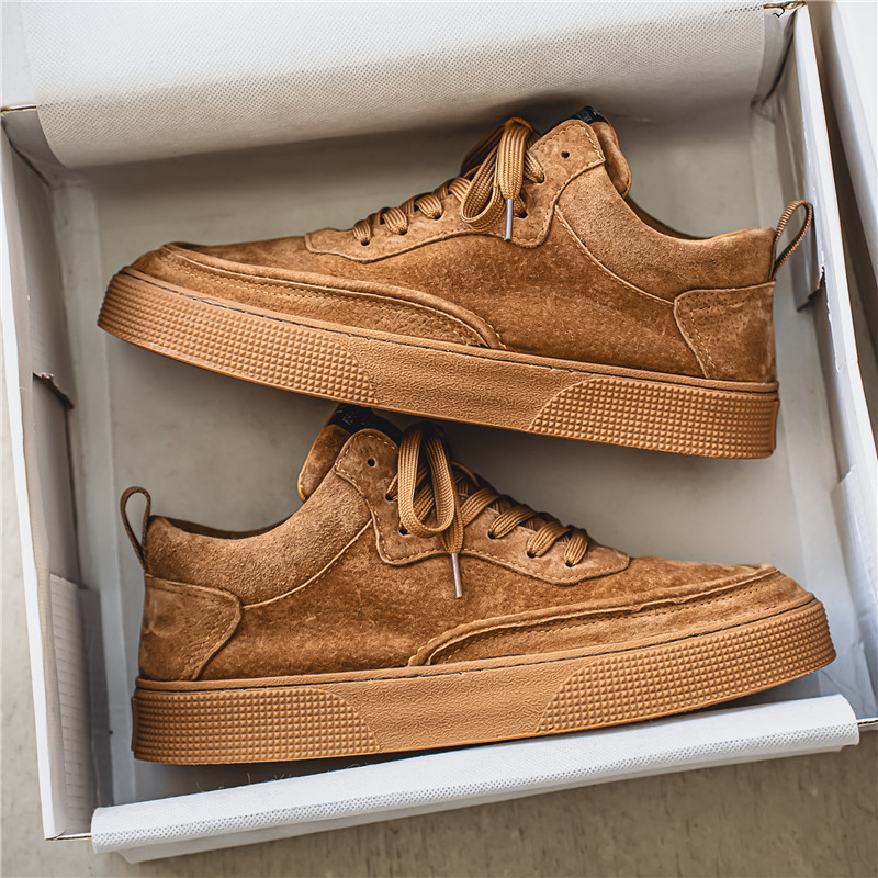 New Design Shoes 2026 British Retro Style Low Top Sneakers, Men's Casual Solid Color Shoes, Vintage-Inspired Spring Autumn Casual Wear Free Shipp