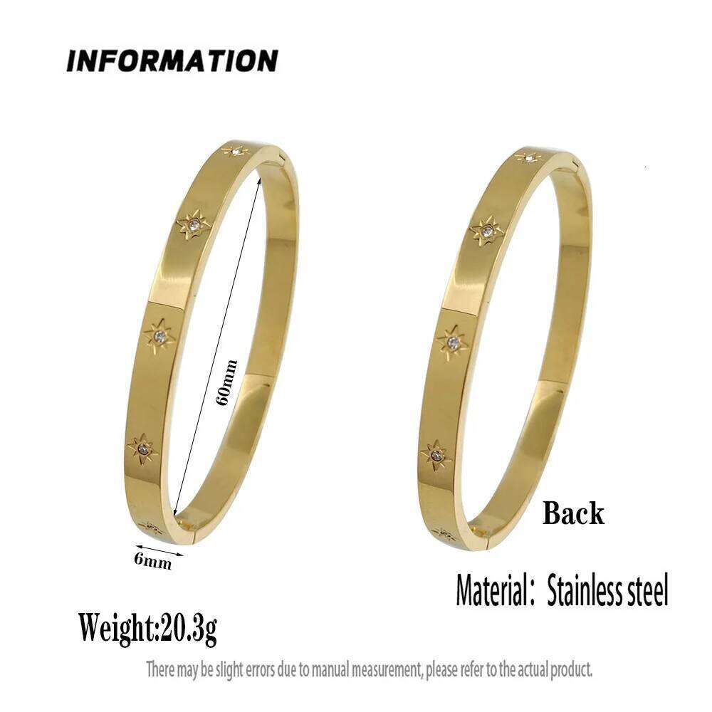 Classic sunlight zircon stainless steel gold-plated women's high quality waterproof metal bracelet, party jewelry Z260123