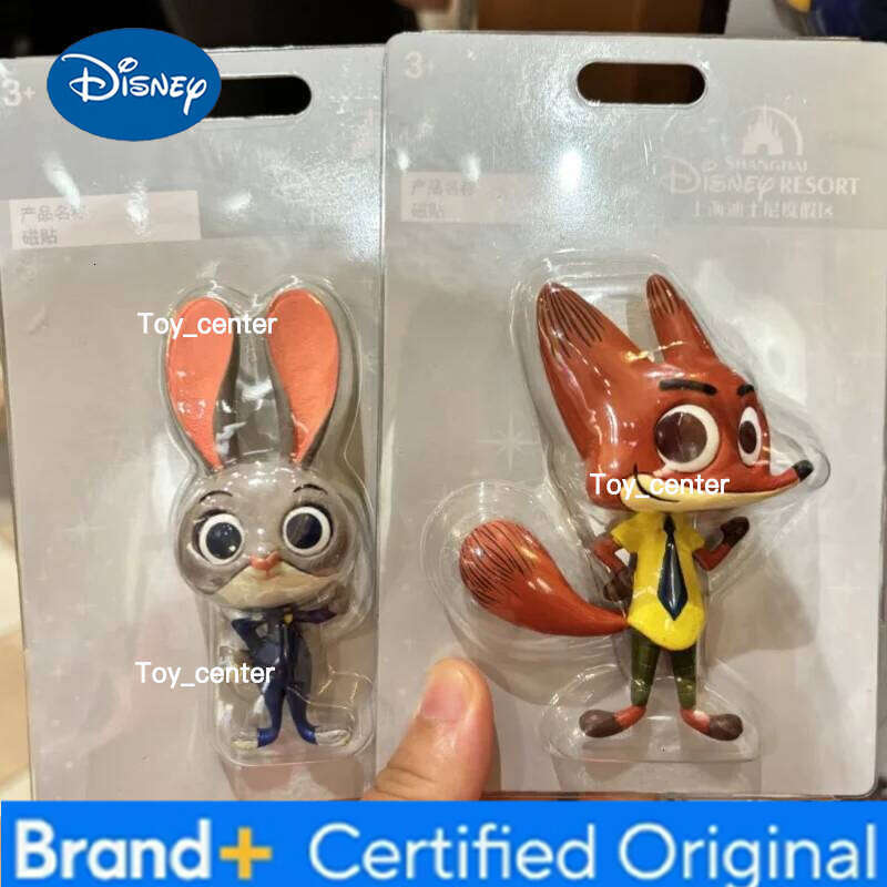 Disney Shanghai Resort Zootopia Fridge Magnets 3D Judy Hopps Nick Wilde Clawhauser Bellwether Refrigerator Decor For Kids Fans H260123