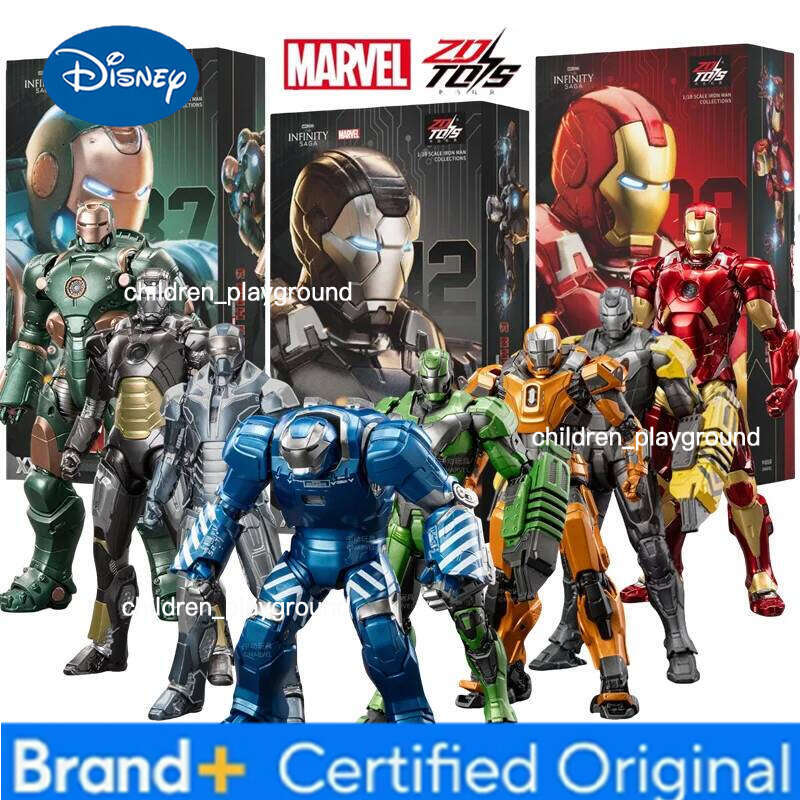 Disney ZD Toys Mark 35 Red Snapper Iron Man 24 22 MK 47 Tony Stark Ironman Figure Action Collect Toy Gift H2601231