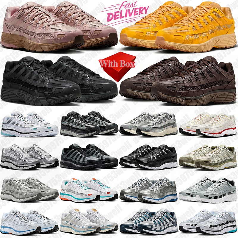 free shipping p6000 running shoes p 6000 mens trainers Black White SE Velvet Brown Cave Stone Gold Beige Grey womens p6000s men p-6000 designer outdoor sports sneakers