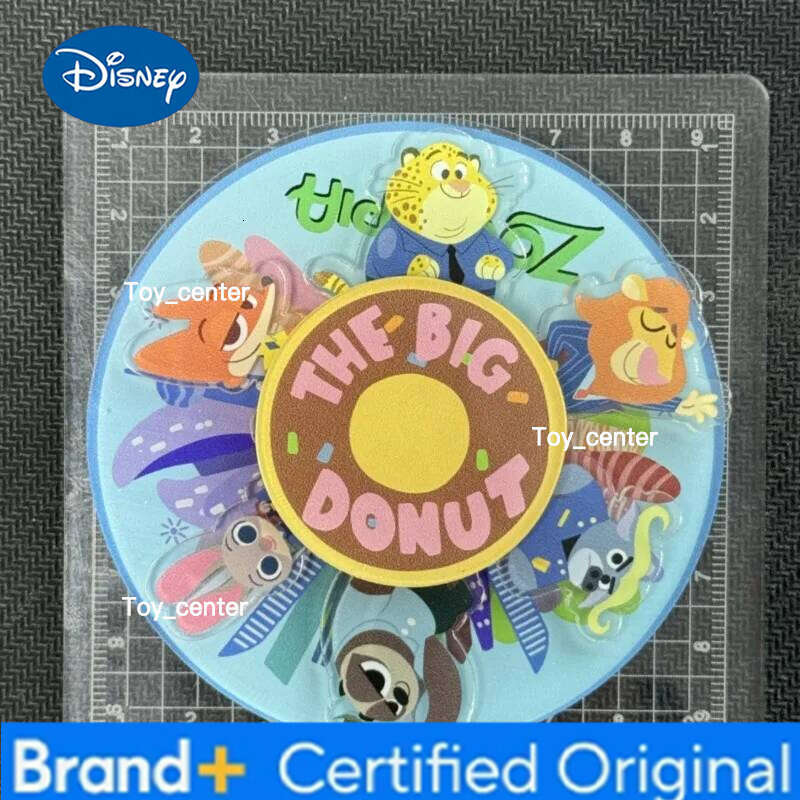 Disney 9cm Q Version Zootopia 2 Acrylic Rotating Refrigerator Magnet Cute Decorative Accessory Magnetic Gift H260123