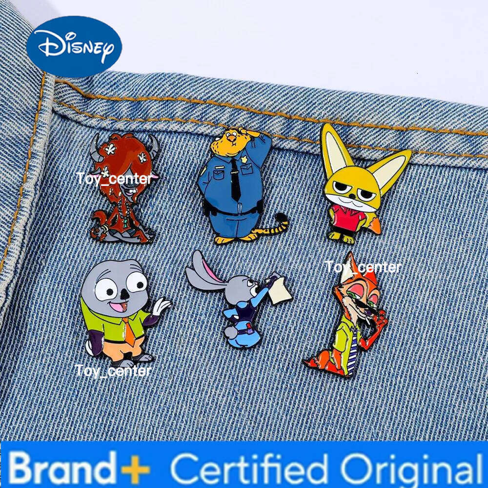 Disney New Cartoon Movie Zootopia 2 Enamel Pins Backpack Clothes Judy Nick Brooch Lapel Badges Gifts for Fans H260123