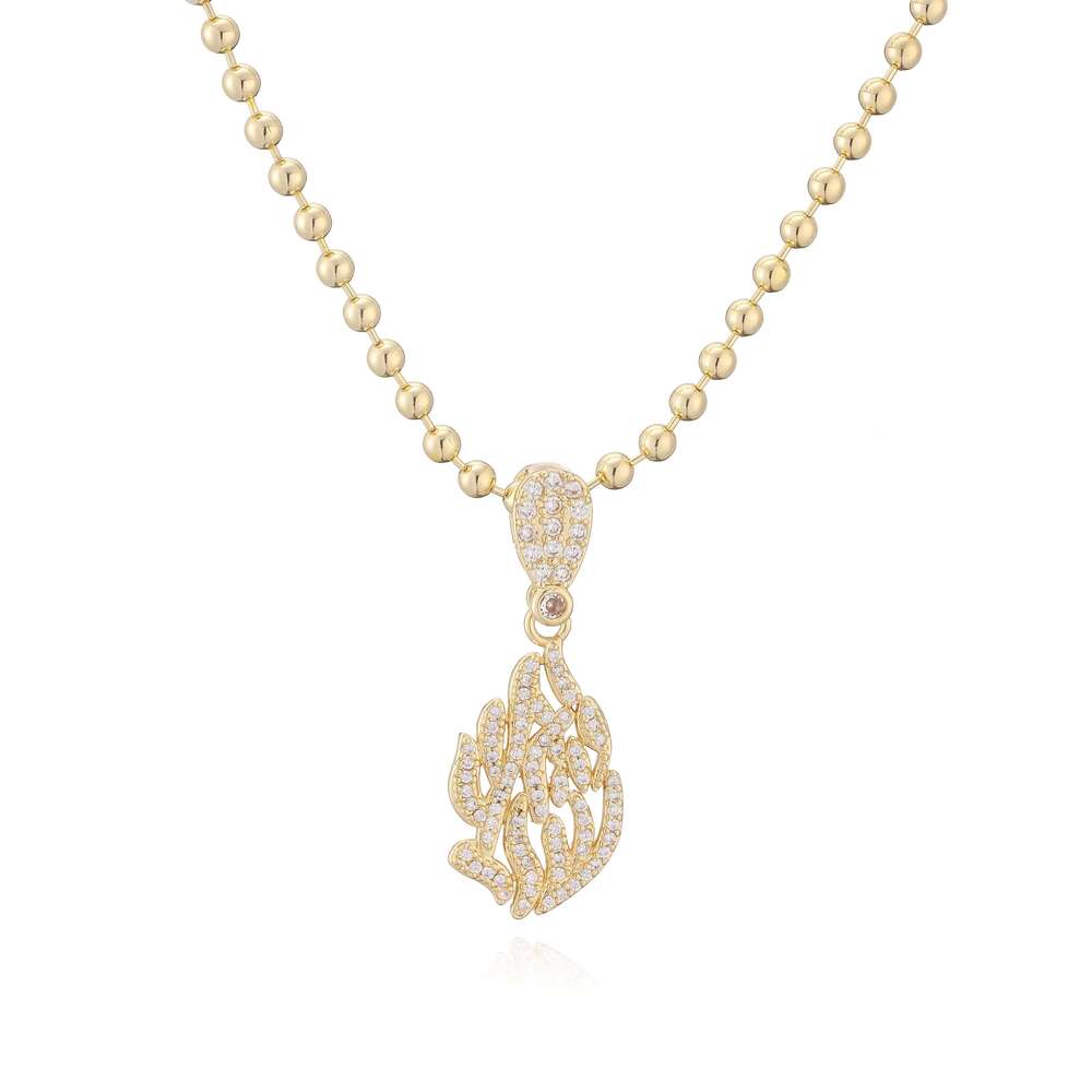 HECHENG,Turkey & Israel Bestseller Zircon Devil's Eye Palm Fire Pendant Beaded Necklace Gift for Girls Z260123