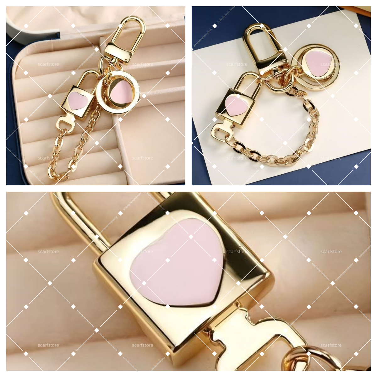 Purse charms designer keychain wallet portable key holder charms bag accessories metal pendant key chain designer bag charm luxury