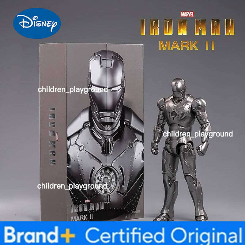 Disney ZD Toys Marvel Iron Man MK1 MK2 MK3 MK4 MK5 MK6 MK7 7inches Action Figures 1/10 Genuinely Collect Model Ornaments Boy Gift H260123