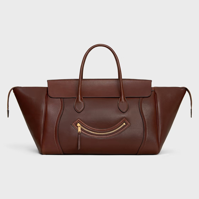 2026 New autumn and winter smiley bag versatile large-capacity commuting tote bag fashionable and casual single-shoulder bag crossbody bag women'