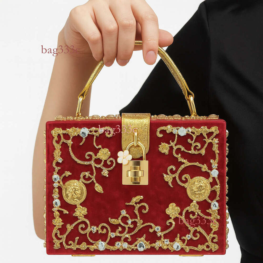 New Arrivals And American Acrylic Evening Hollow Metal Carved Diamond-Encrusted Handbag Single Shoulder Crossbody Women's Bag Export MASA MASA