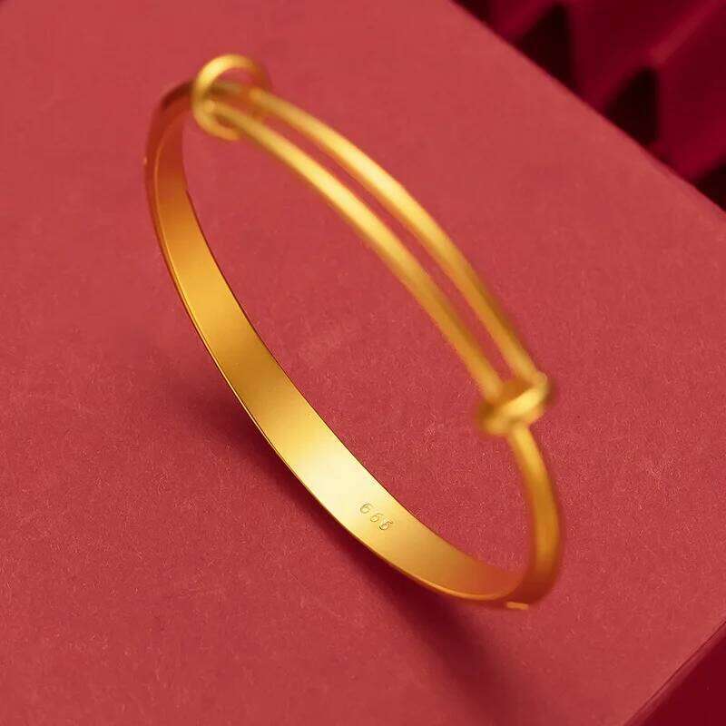 Simple Smooth 18K Gold Triangle Cuff for Men and Women Wedding Fine Jewelry Party Gothic Girl Bracelets Z260123