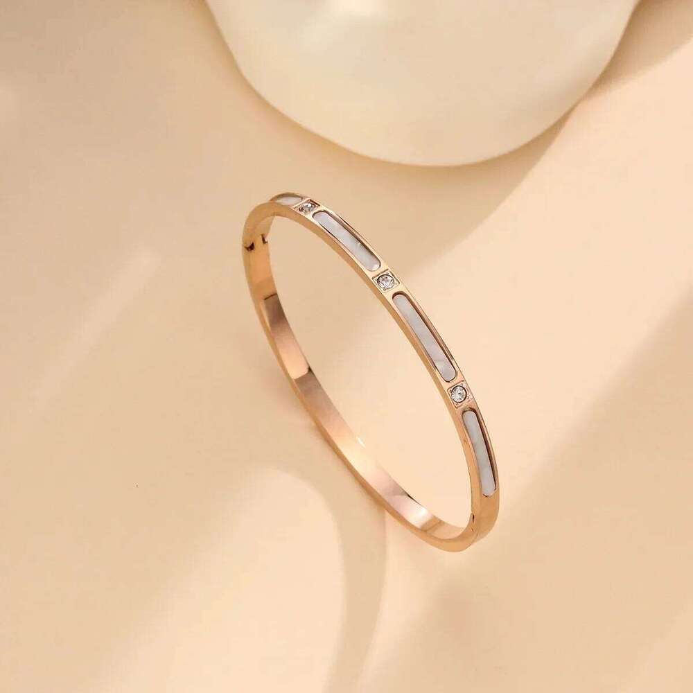 Women's luxury stainless steel bracelets, fashionable jewelry accessories Z260123