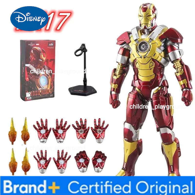 Disney ZD Toys Iron Man Action Figure MK1-7 MK17 MK35 MK85 MK30 War Machine Legends Avengers Tony Stark Collect Toy Gift H260123