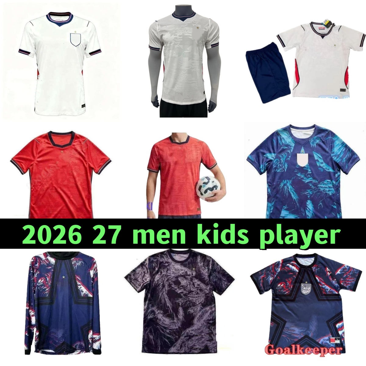 BELLINGHAM 25 26 27 England Soccer Jerseys 2025 2026 Euro Cup KANE SAKA RICE FODEN RASHFORD STERLING GREALISH Angleterre GK Men Kids kit fans Football Shirt