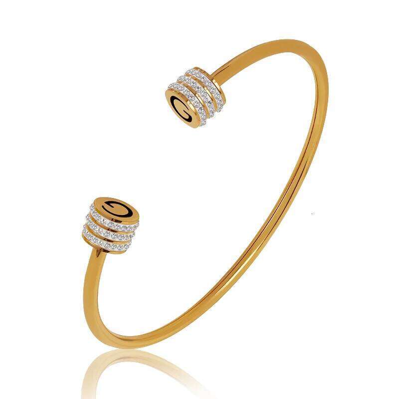 Open Cuff Punk Bracelets & Bangle Fashion Jewelry For Women Personality GG Nail Design Zirconia Pulseiras Party Gift Wholesale Z260123