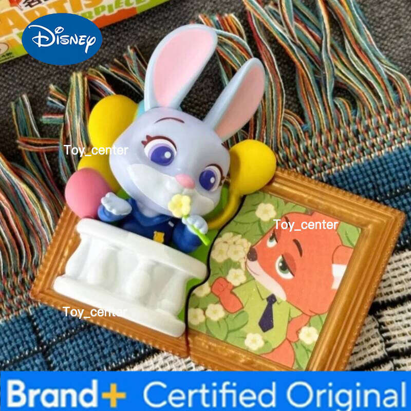 Disney new Art Magnet Series Blind Box Zootopia Nick Judy Stitch Angel Cartoon anime merchandise Model Holiday gifts H260123