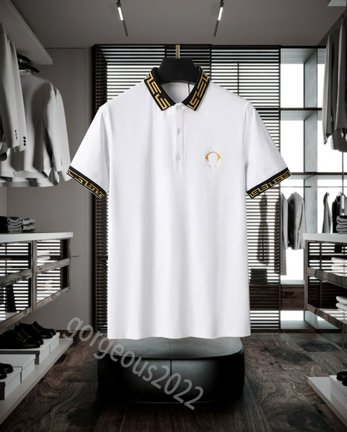 haikyuu new men's designer pure cotton anti-wrinkle fabric Business casual men's POLO shirt Men's T-shirt Father shirt Clothing T-shirt clothesM-3XLtop