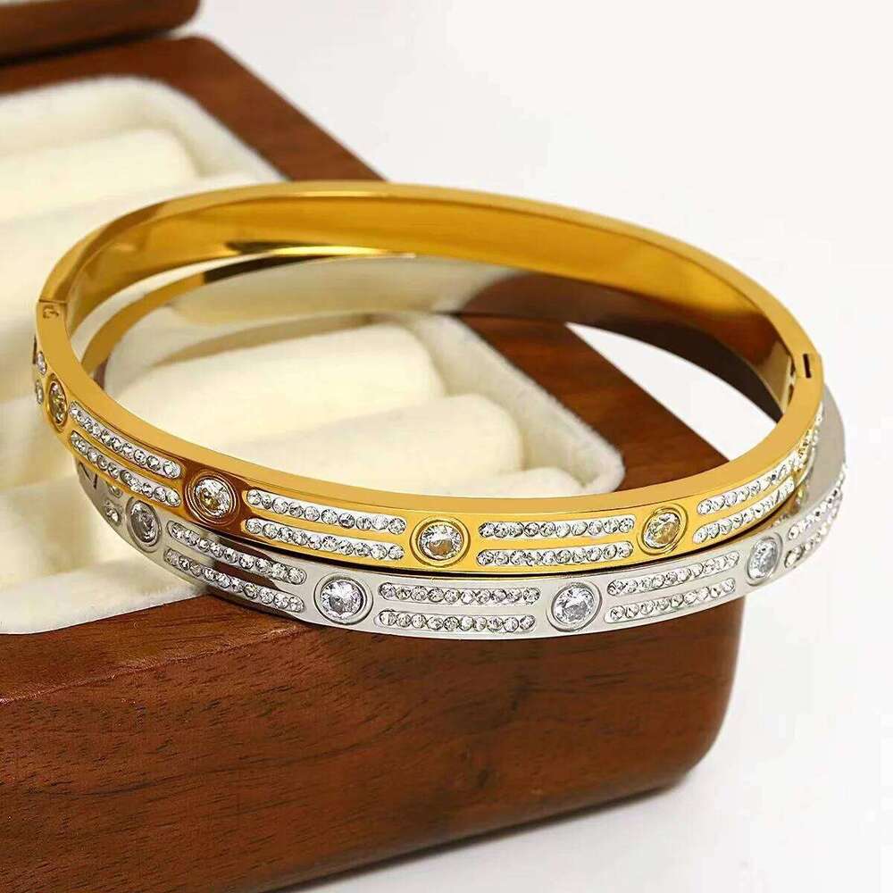 OUFEI Jewelry Lovers' Fashion Glue Gold Color Hiphop Rock Metal Bangles Man Bracelets Factory Z260123