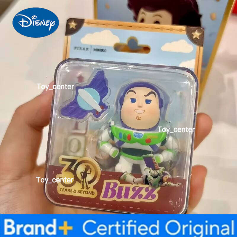 Disney Toy Story 30th Anniversary Unlimited Fun Series Pendant Card Blind Box Pixar Buzz Lightyear figure Christmas gifts model H260123