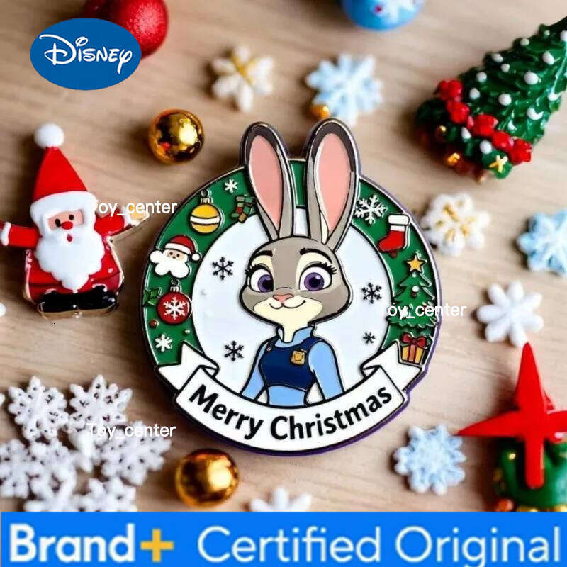 Disney Pop Zootopia 2 Cartoon Nick Judy Magnetic Fridge Magnet Christmas Design High Aesthetic Value Acrylic Material Toy Collectible H260123