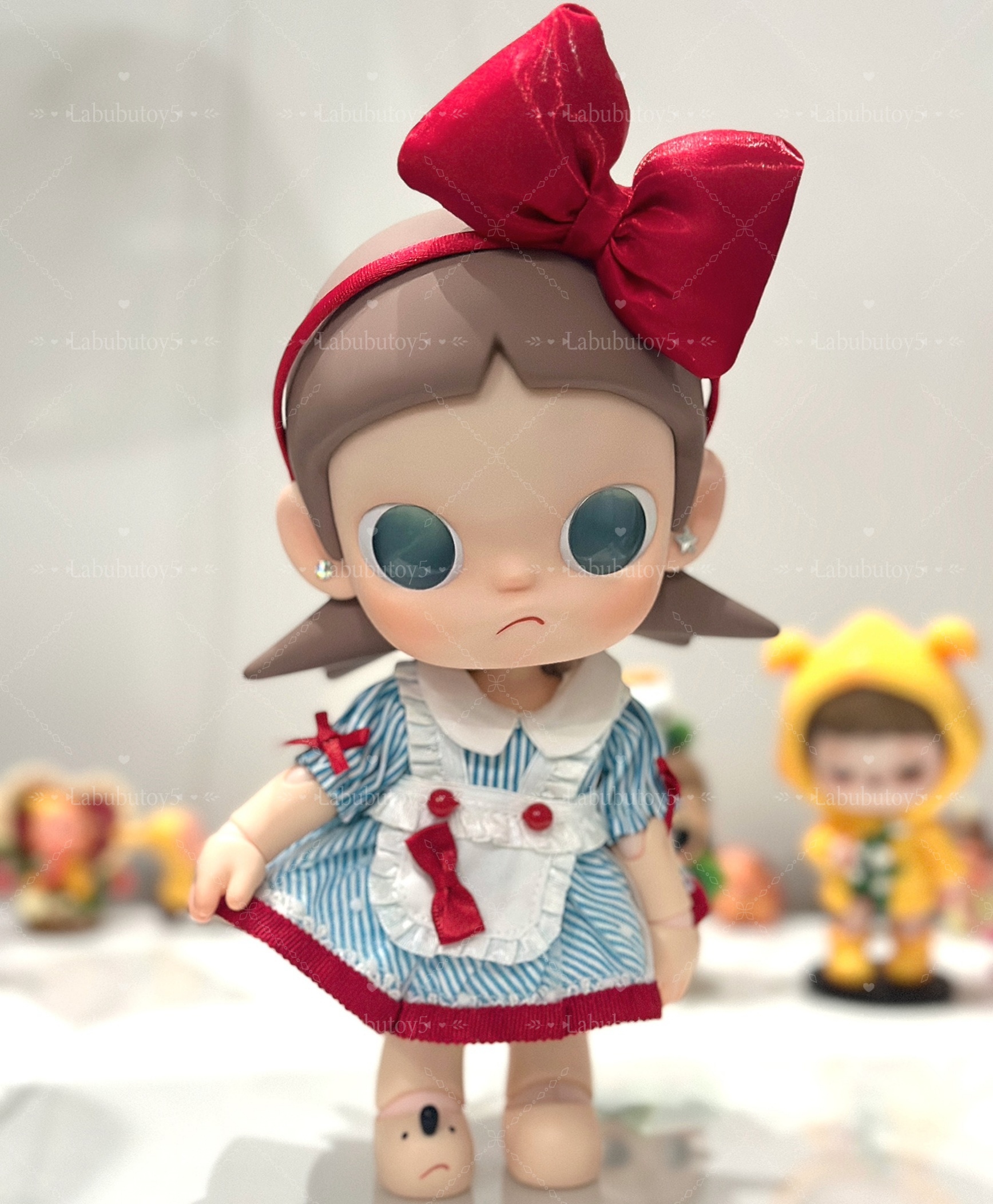 Original Quality Zsiga Dream Destination 1/8 Action Figure Only doll but with matching Outfits 20cm Toy Clothes For Labubu Plush Doll Fans yizhixing