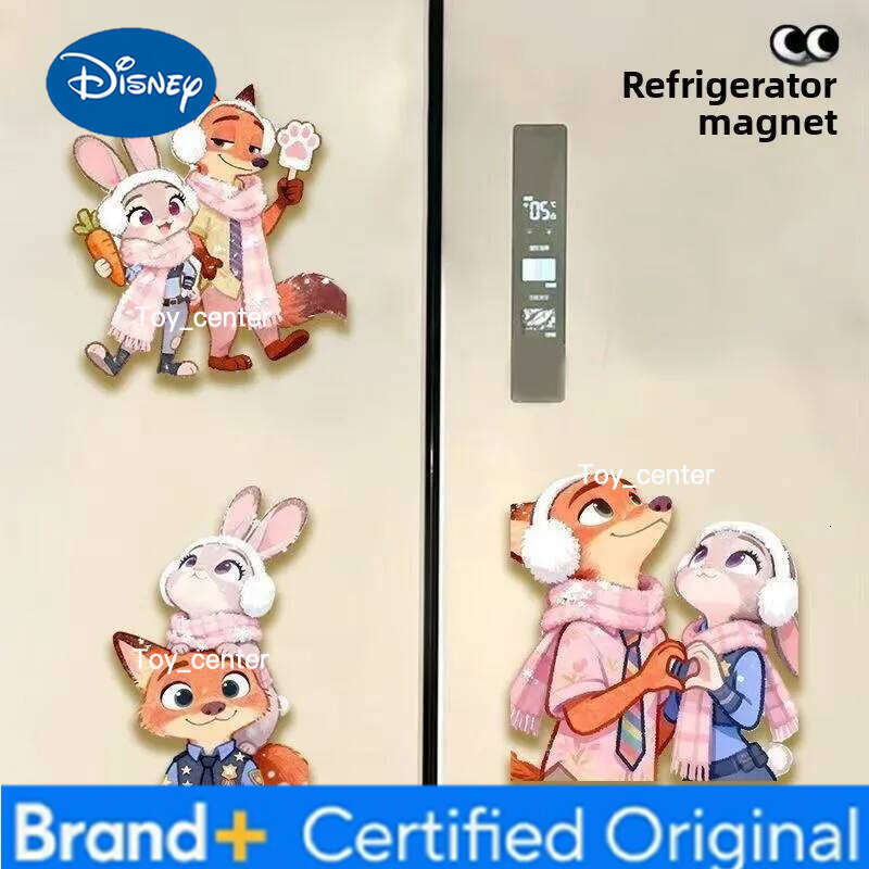 Disney New Zootopia Magnetic Fridge Stickers Nick Judy High Value Decoration Gift for Friends Wholesale H260123