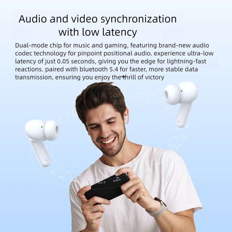 Famous Brand Source Manufacturer Lansdown TA ANC Active Cancelling ENC Call Noise Reduction Bluetooth Headphones CKS
