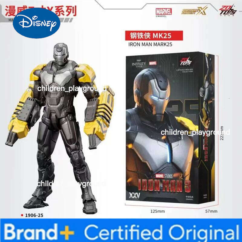 Disney ZD Toys Mark 35 Red Snapper Iron Man 24 22 MK 47 Tony Stark Ironman Figure Action Collect Toy Gift H2601231