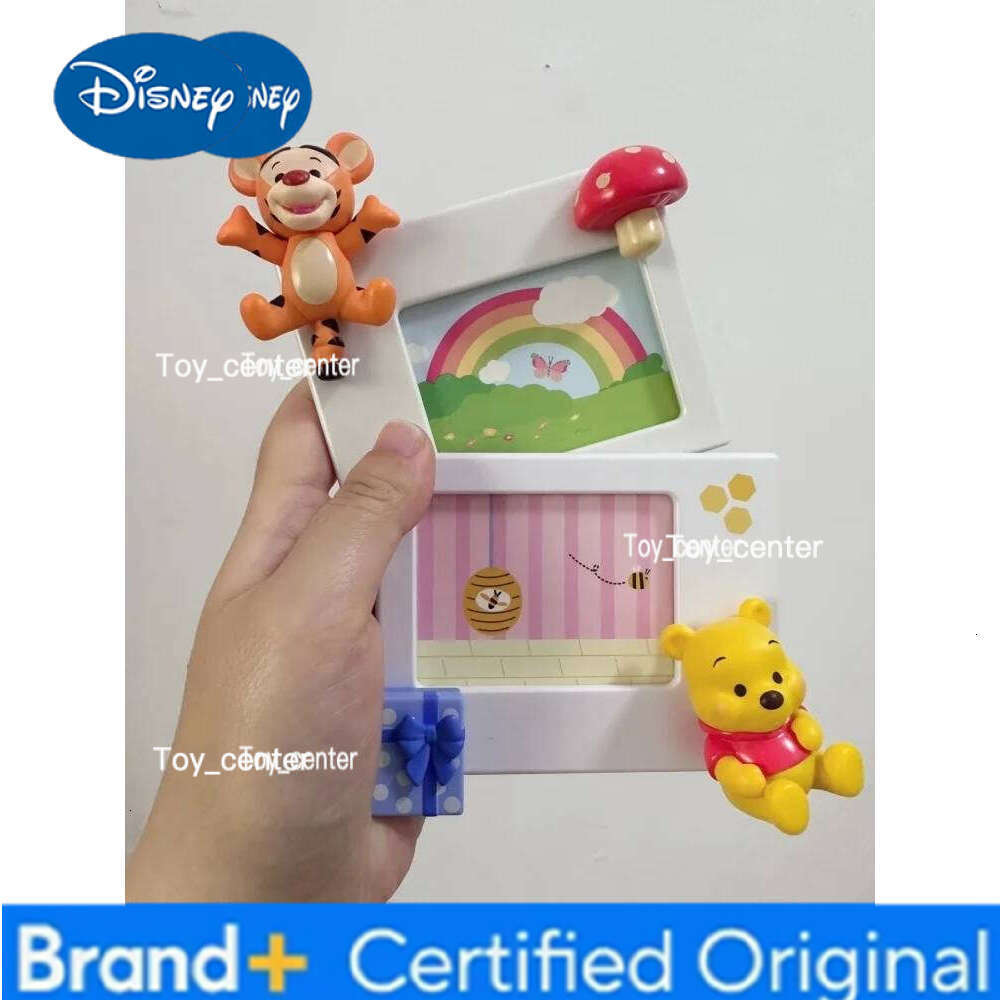 Disney Winnie the Pooh Polaroid Frame Blind Box Figure Ornament Eeyore 8 Styles Home Decor Anime Fans Gift H260123