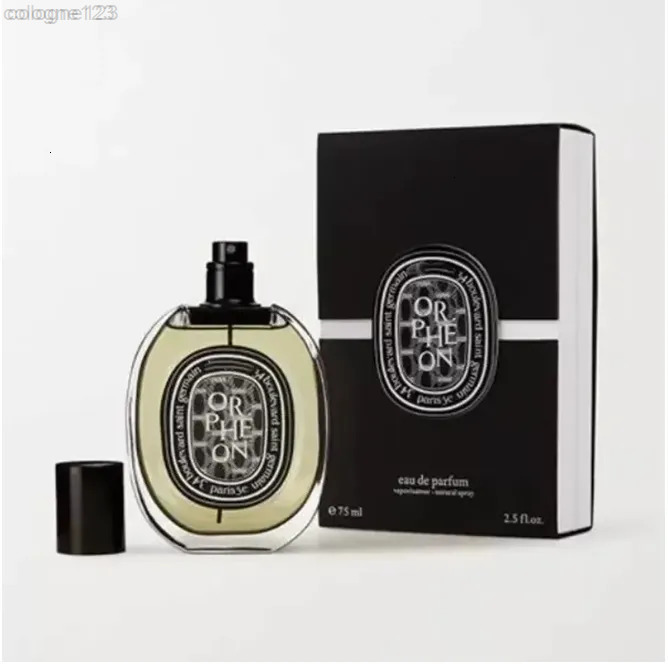 Unisex Perfume Fragrance Designer Brand Spray Orpheon 75ml black bottle men women fragrance charming smell Longer Lasting Cologne