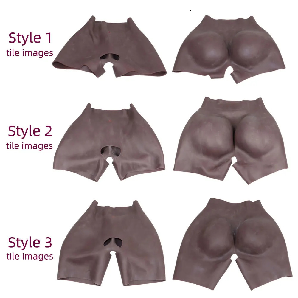 Silicone Butt Hip Enhancement Women Open Crotch Pants Artificial Shaper Padded Cosplay Underwear Buttocks Shaping Clothes 260121 - view 7
