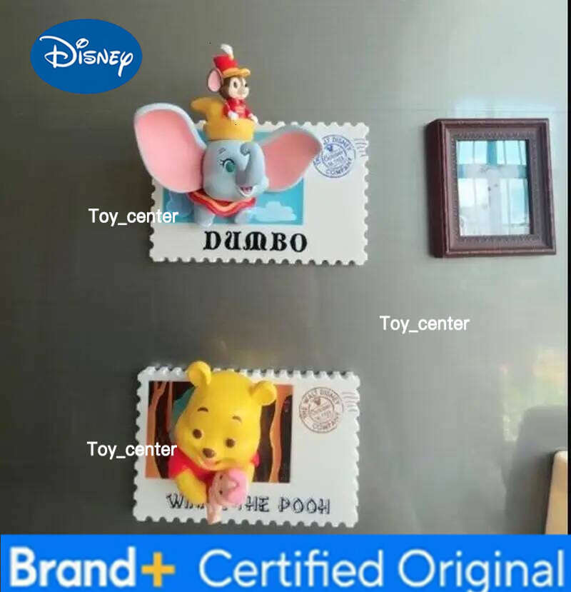 Disney 100th Anniversary Vintage Stamp Blind Creative Refrigerator Magnet Mystery Box Collect Holiday Gifts For Friends And H26012311