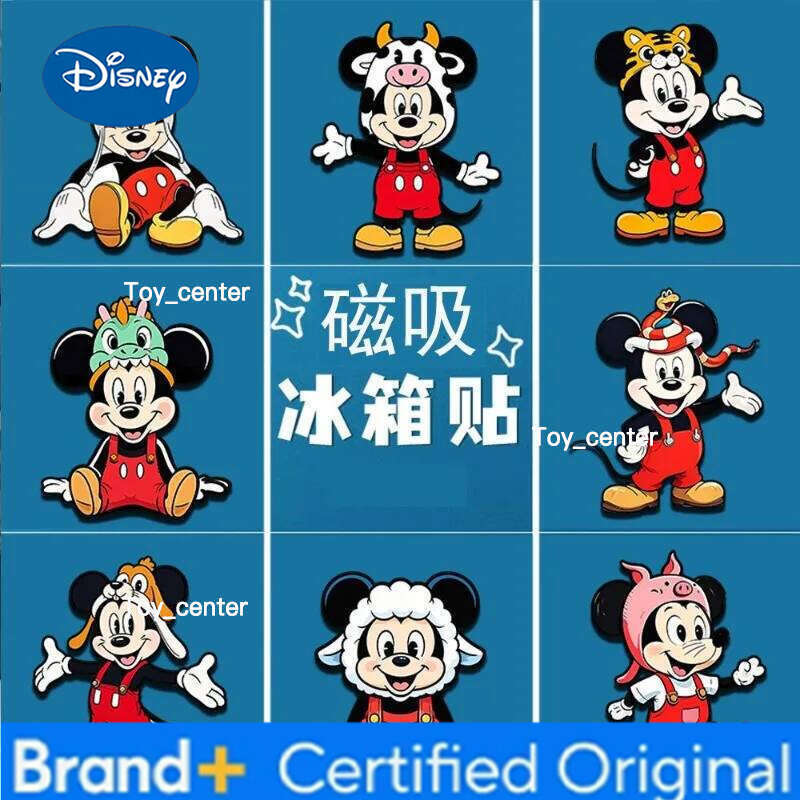 Disney Mickey Fridge Magnet, New Cute Cartoon Personality, Fashionable and Simple Magnetic Decorative Stickers, holiday gift H260123