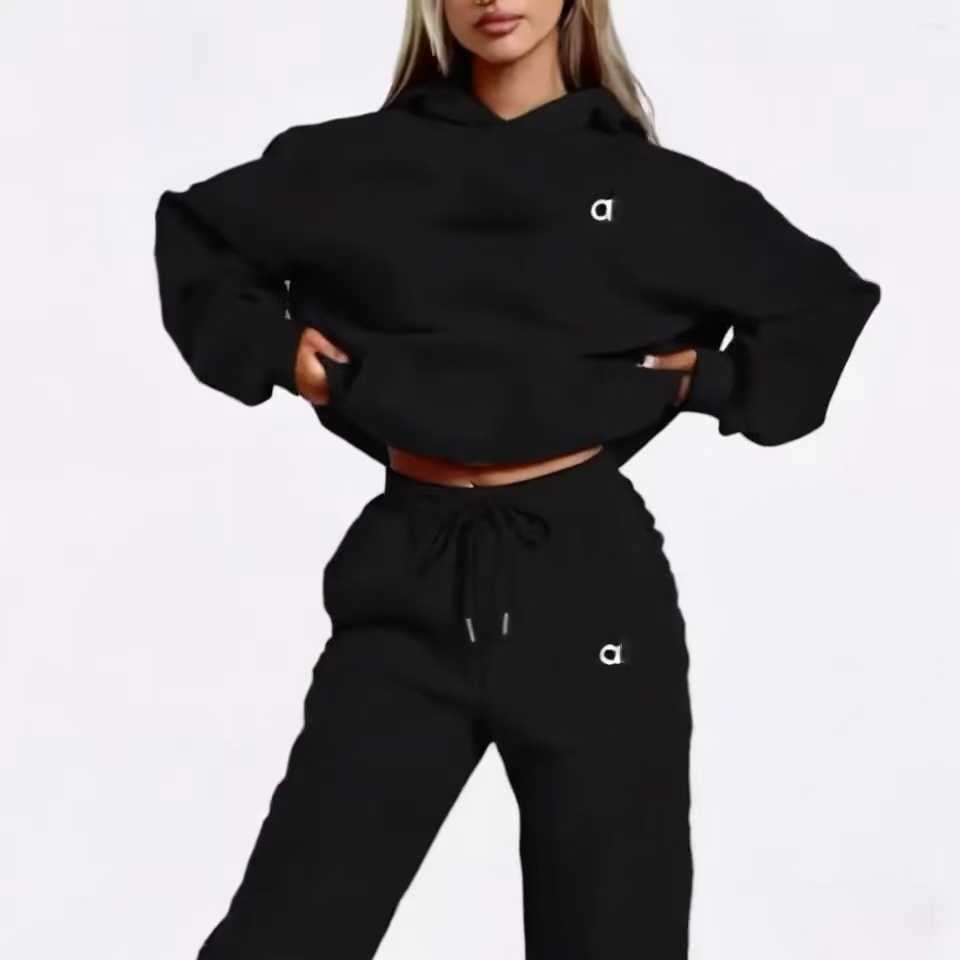 Designer Women Hoodies Yoga 2-piece Letter Printing Sports Suit Sportswear Jogging Hooded Clothes Hoodie Sweatpants Luxury Long Sleeve Pullover Casual Hoodie 0916