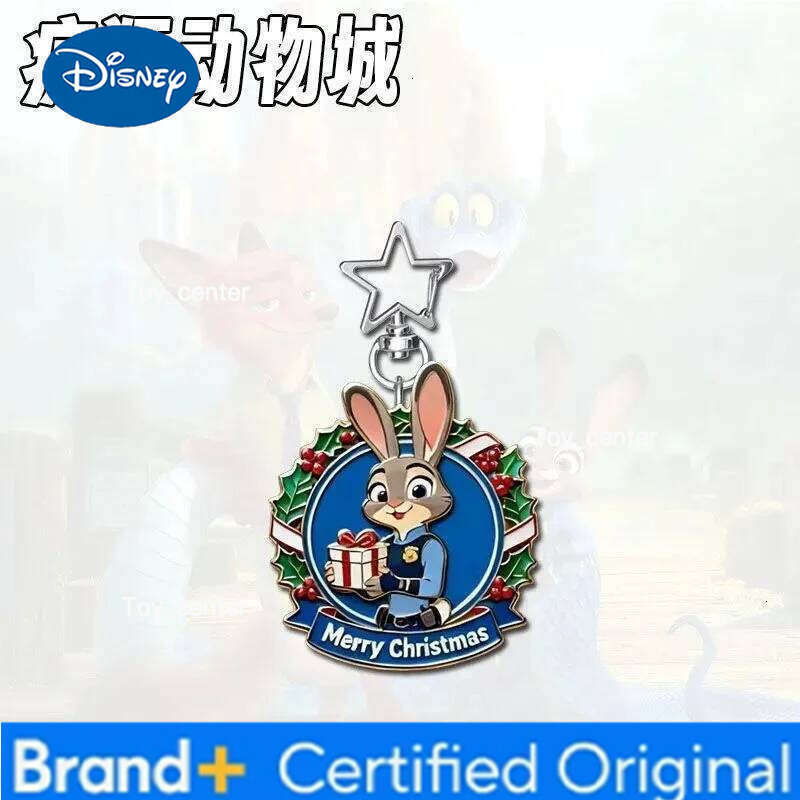 Disney Zootopia Judy Hopps Nick Wilde Personality Creative Acrylic Keychain Student Backpack Pendant Decorative Charm Holiday gifts H2601231