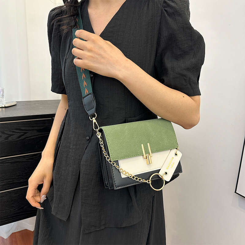 Wholesale Fashion Color Block Women's Shoulder Autumn New Casual Retro Small Square Trendy Niche Design Crossbody Bag S260123