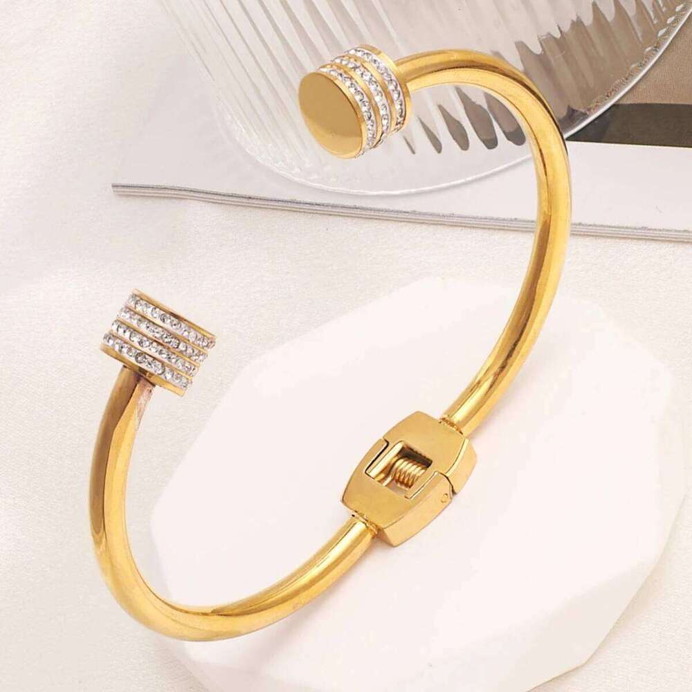 SHENNAIMING brand Stainless Steel Wire Bracelet Trendy Three Color Geometric Hip-Hop Jewelry Wholesale Gift Z260123
