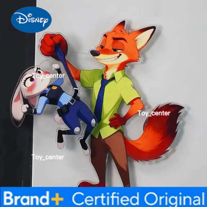 Disney Zootopia Animal Magnetic Fridge Magnets Acrylic Decorative Rotating Stickers High Aesthetic Value Ideal Gift For Friends H260123