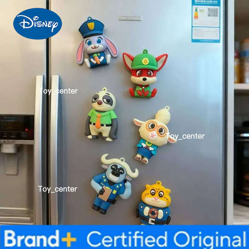 Disney New Crazy Animal Fridge Magnet Three-Dimensional Trend Exquisite Doll Decorative Cute Toys. H260123