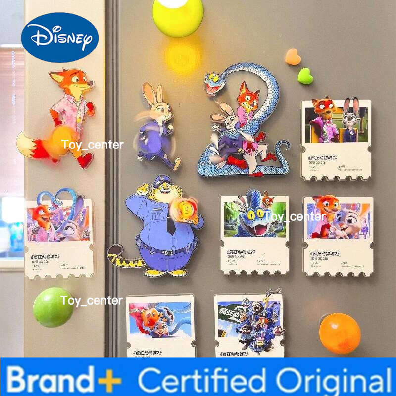 Disney 'S Zootopia Fridge Magnets New Creative Home Decoration Presents And Souvenirs Featuring Police Officer Judy Nick H260123