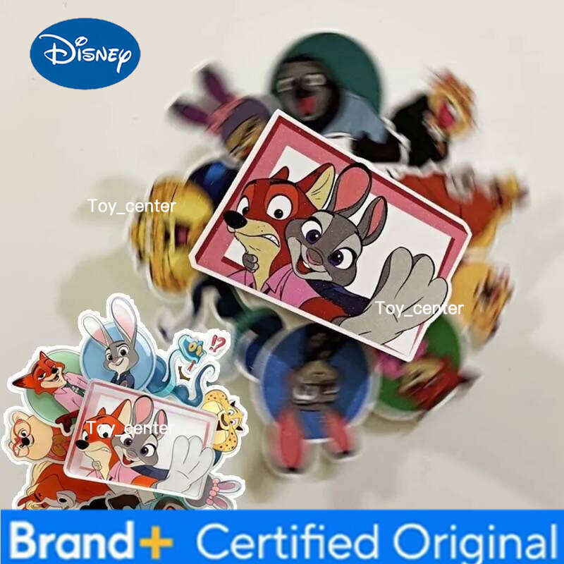 Disney Zootopia2 Acrylic Rotating Fridge Anime Stickers Household Refrigerator Magnets Decoration Gifts New H260123