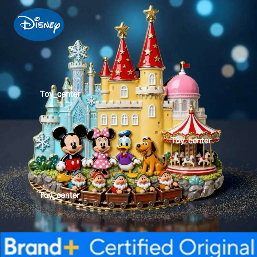 Disney Mickey Minnie embossed magnetic suction three-dimensional resin Daisy refrigerator stickers gift H2601231
