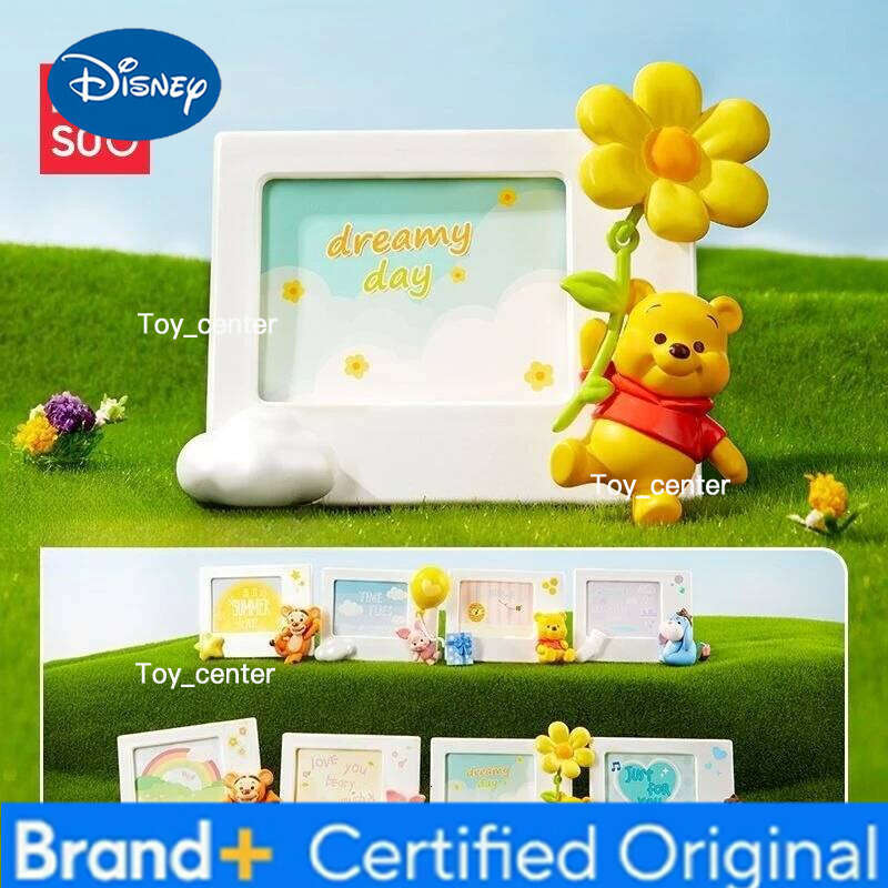 Disney MINISO Winnie the Pooh Polaroid Series Figurine Blind Box Photo Frame Decoration Ornament H260123