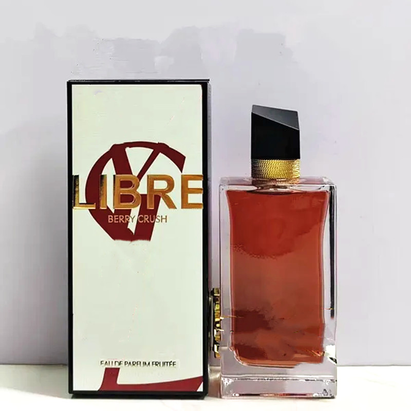 90ml Libre Berry Crush Vanille Couture Le Parfum Flowers Flames women Eau De Parfum Intense charming lady Body Spray Sweet Scent Fast Shipping