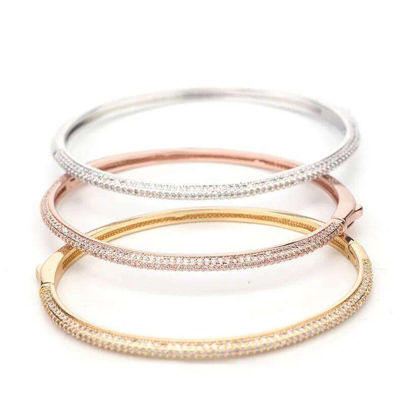 New Luxury Wedding Party Jewelry Top Quality Gifts Women For Men Fashion Bangle Z260123