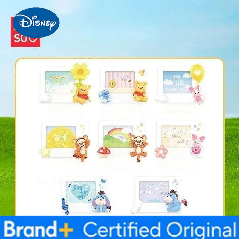 Disney MINISO Winnie the Pooh Polaroid Series Figurine Blind Box Photo Frame Decoration Ornament H260123