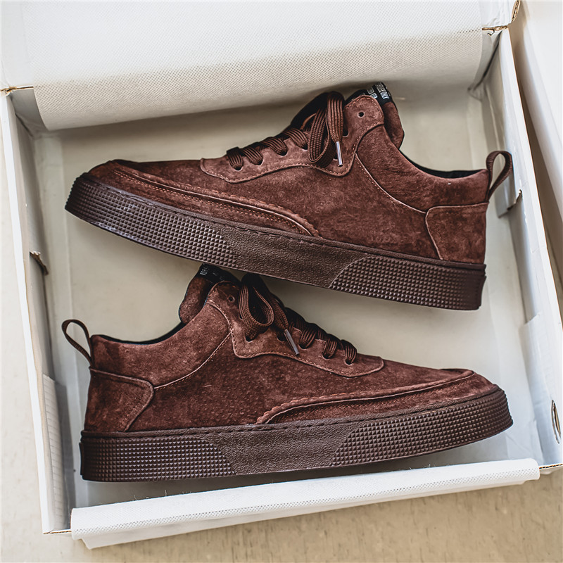 New Design Shoes 2026 British Retro Style Low Top Sneakers, Men's Casual Solid Color Shoes, Vintage-Inspired Spring Autumn Casual Wear Free Shipp