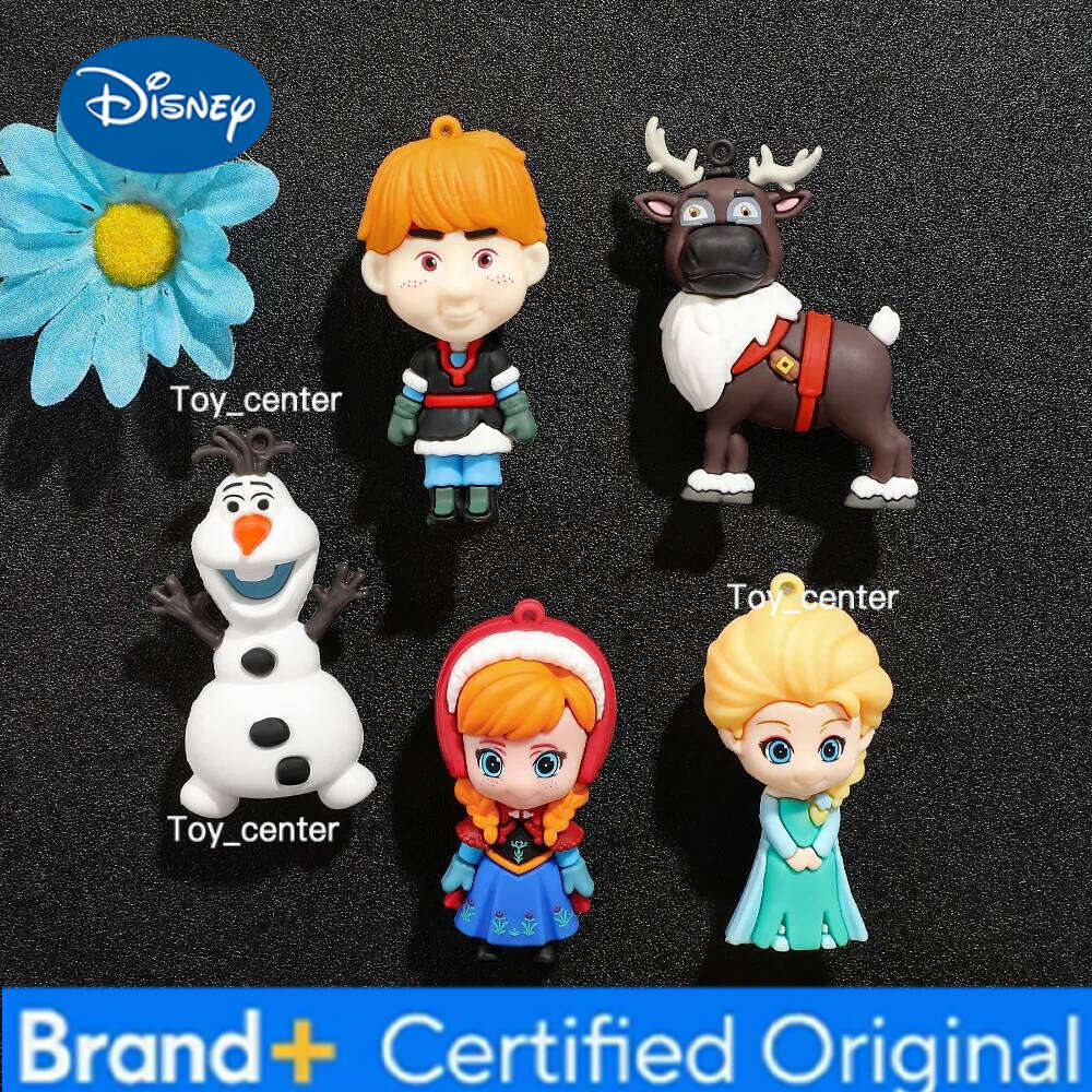 Disney Frozen Elsa Anna Anime Peripherals Creative Three-Dimensional Soft Glue Fridge Magnet High Value Decoration Gifts Wholesale H260123