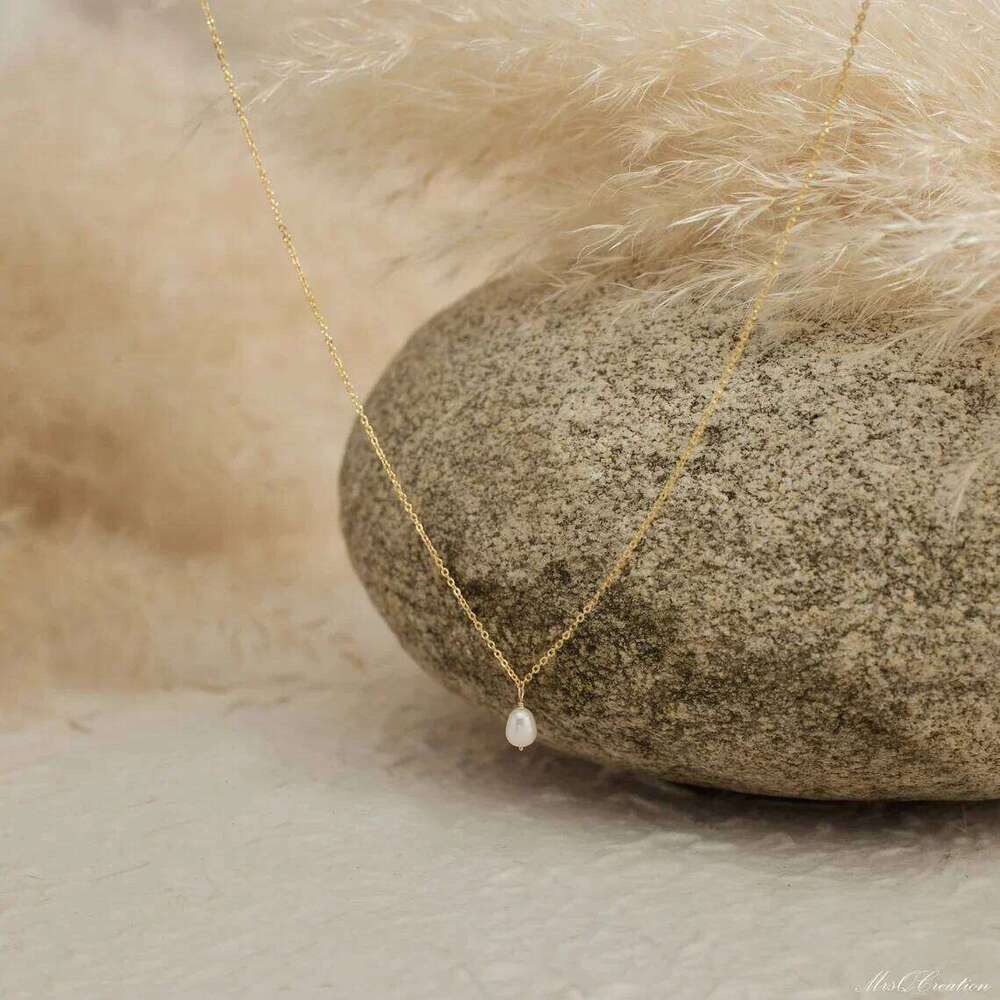 CCGOOD Stainless Steel Chain Necklace Women Adjustable Boho Beach Minimalist Jewelry Gift for Her Natural Pearl Charm Choker Z260123